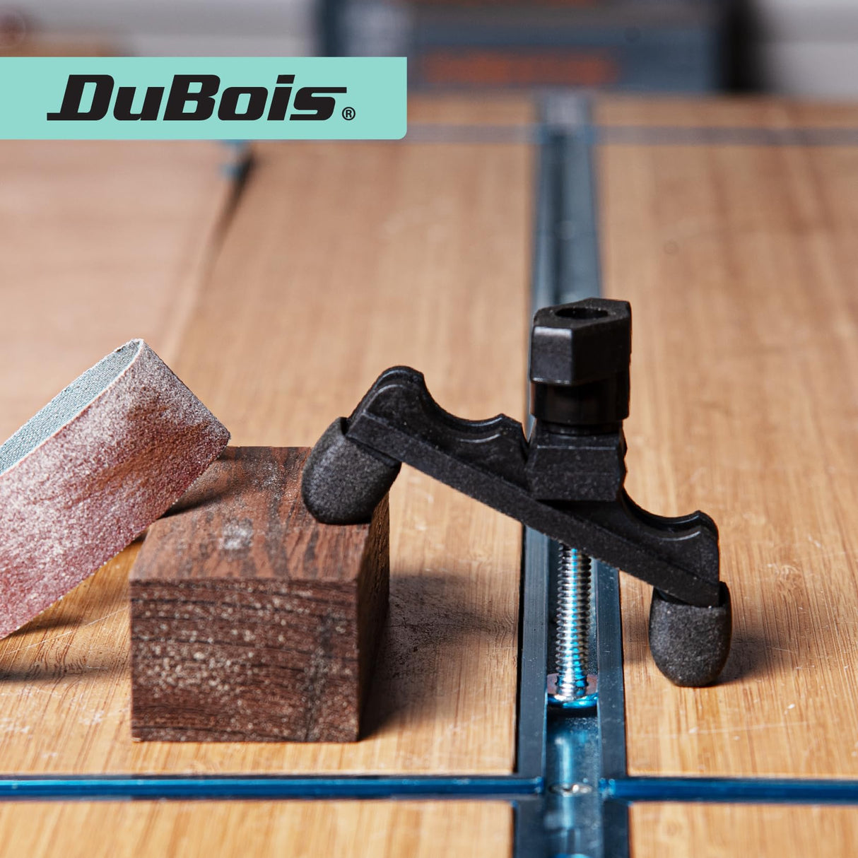 DuBois 51051 T Track Mini Hold Down Clamps Woodworking Series, Multi-Position Plastic Clamps Bit and Blade Safe CNC Router Clamp, 2 PK DuBois