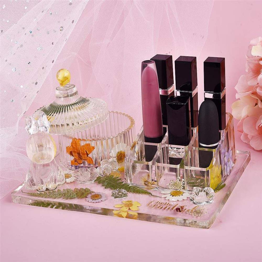 Shanglist Silicone Tray Molds for Epoxy Resin, Large Epoxy Resin Casting Mold for DIY Crafts Serving Board Shanglist