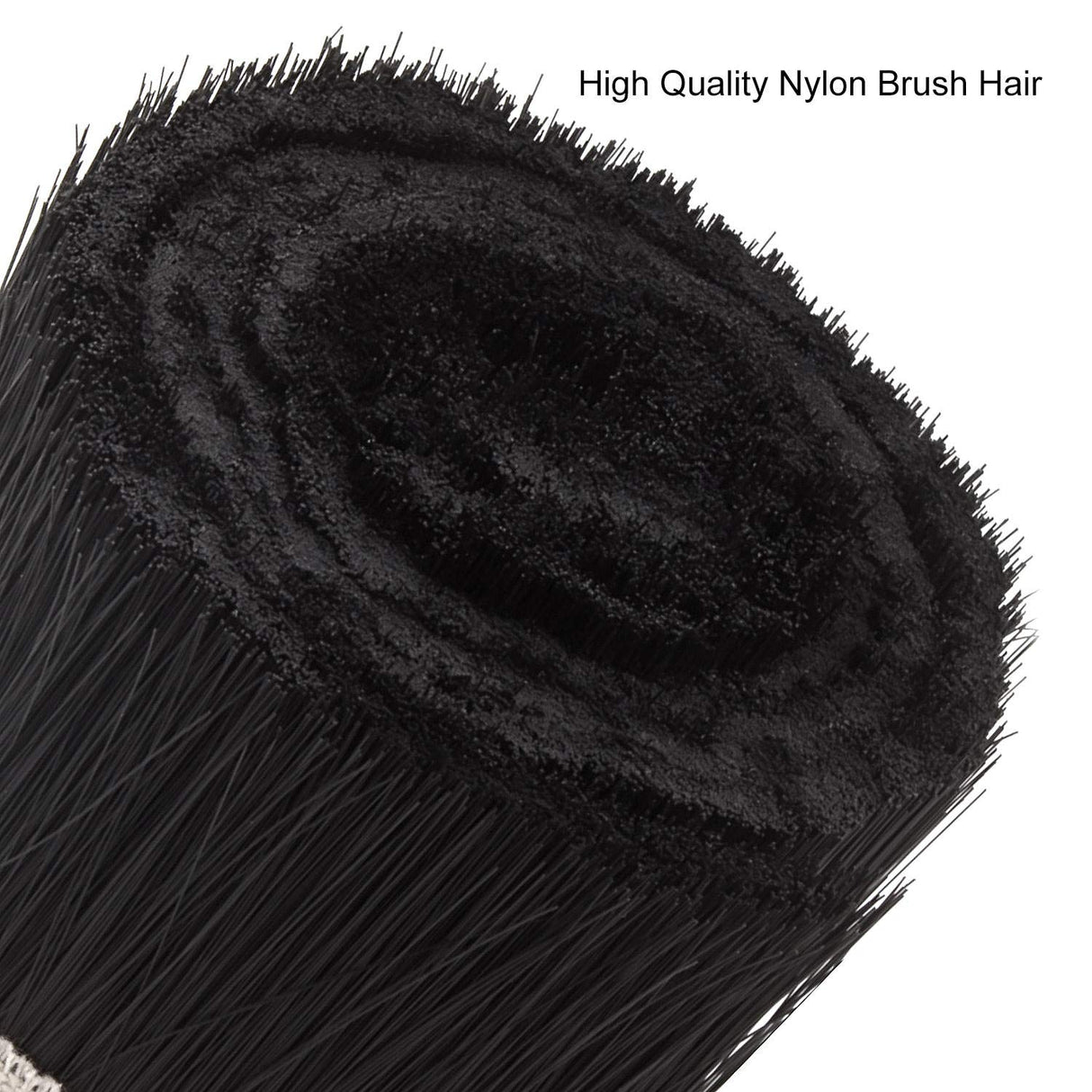 Acrux7 Dust Shoe Brush, 100mm Engraving Machine Dust Cover Nylon CNC Vacuum Brush for CNC Router Spindle Motor Black Acrux7