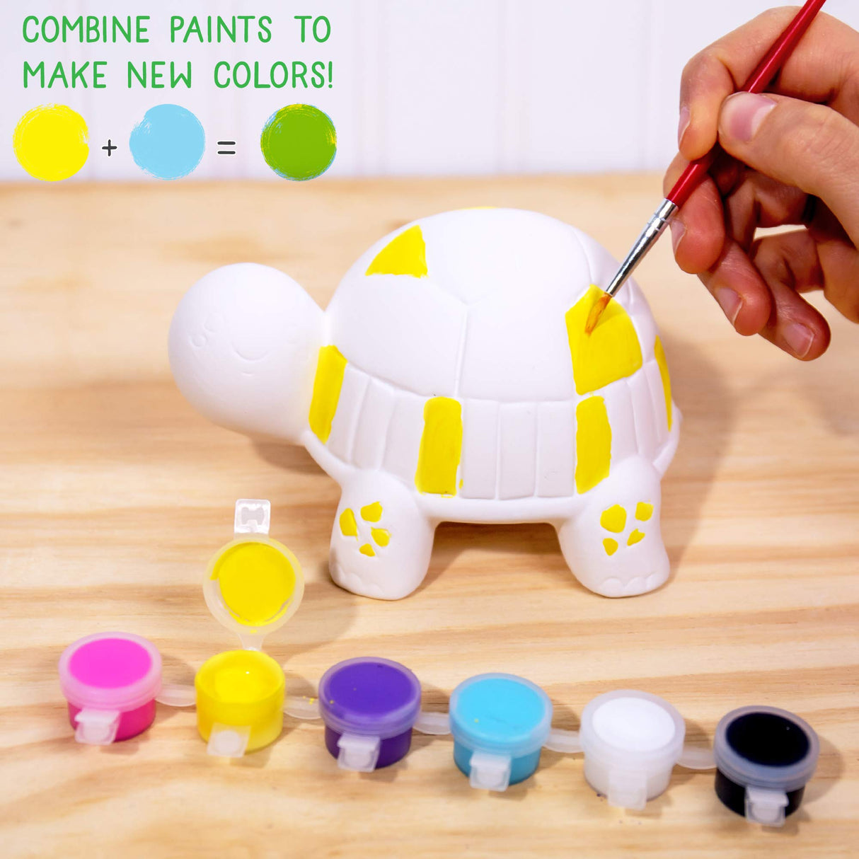 Creative Roots Paint Your Own Turtle, DIY Turtle, Kids Painting Set, Creativity, Ceramics to Paint, Paint Your Own Ceramic, Painting Kits for Kids Creative Roots