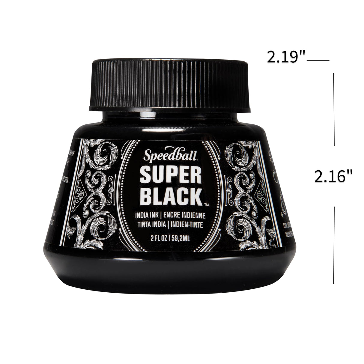 Speedball Super Black India Ink, 2-Ounce Speedball