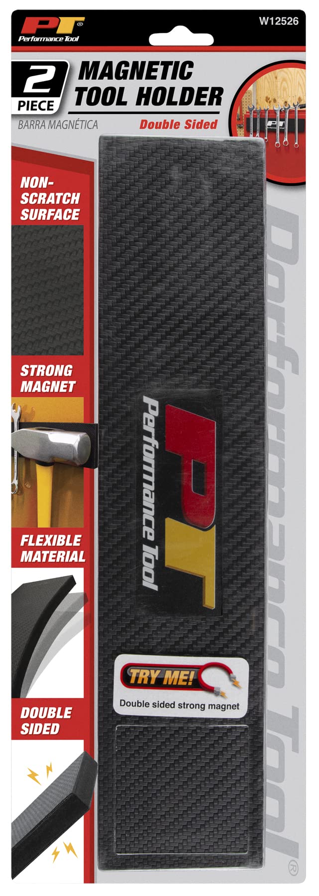 Performance Tool W12526 Magnetic Tool Holder Bar (Pack of 2) Performance Tool