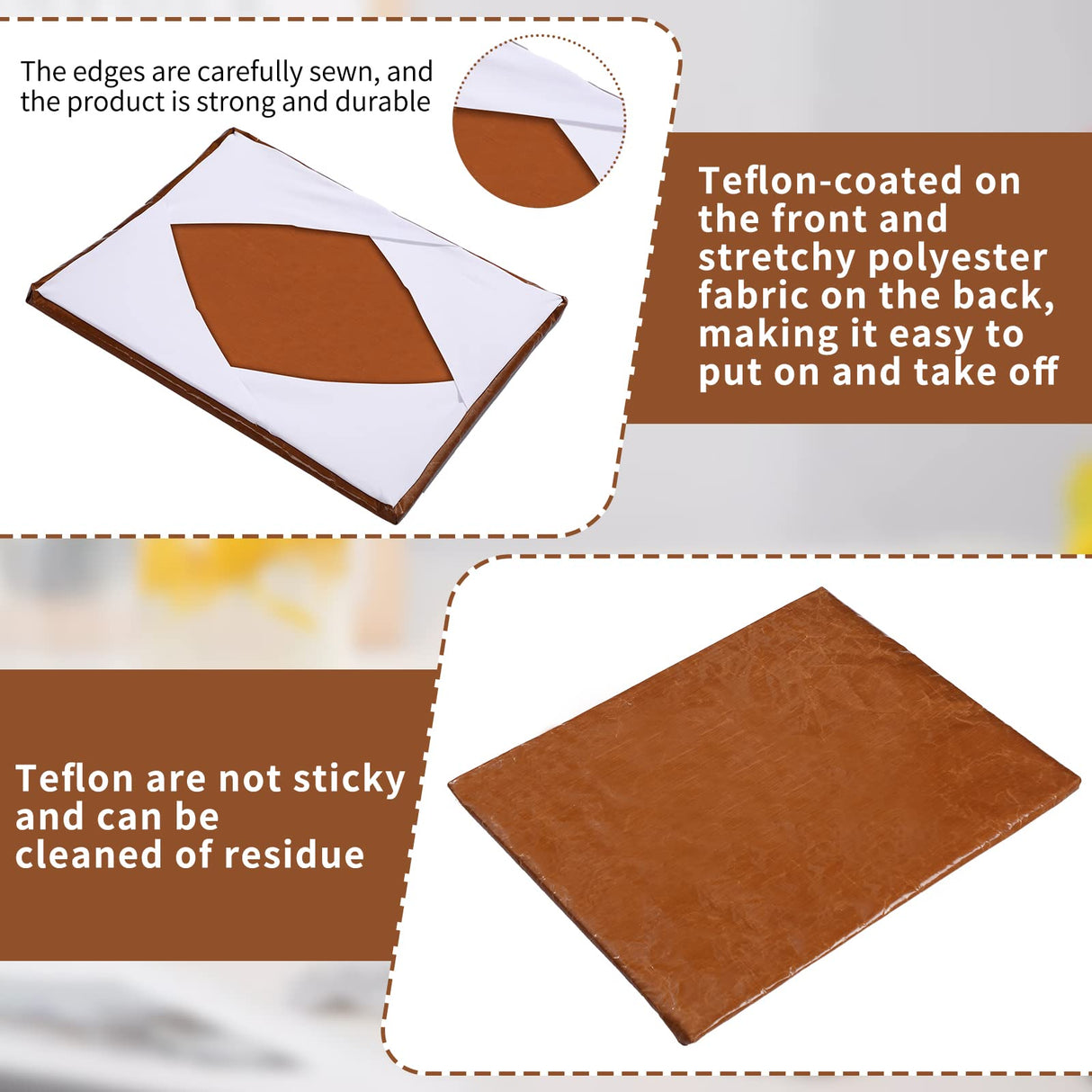 Zhengmy 2 Pieces Wrap Cover for Heat Press Platen, 16 x 20 Inch Heat Resistant Reusable Sheets Pad Mat Pillow for Sublimation Heat Press Machine Zhengmy