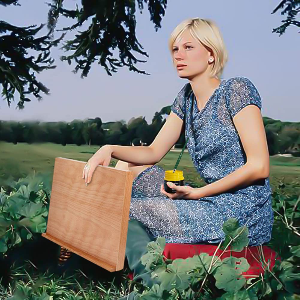 Tabletop Easel A3 Painting Easel with Smooth Surface, Adjustable Angle Art Easel for Artists, Children, Beginners & Student Miratuso