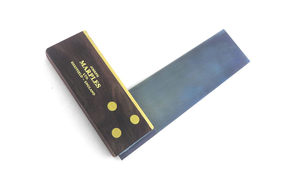 Joseph Marples Rosewood Woodworking Try Square Single Brass Faced (6 inch) Joseph Marples