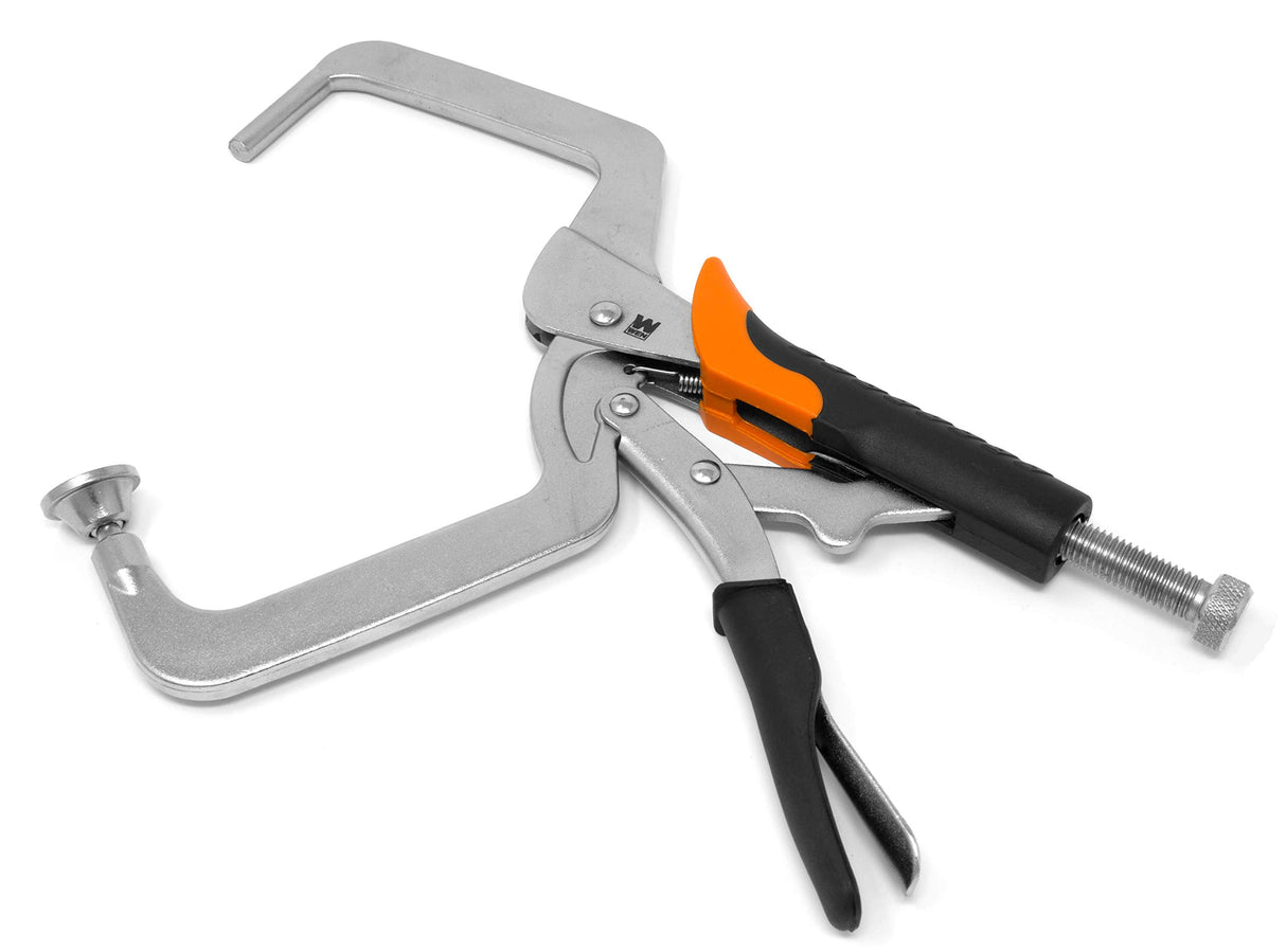 WEN CL436R 4-Inch Right Angle Clamp for Woodworking and Pocket Hole Joinery WEN