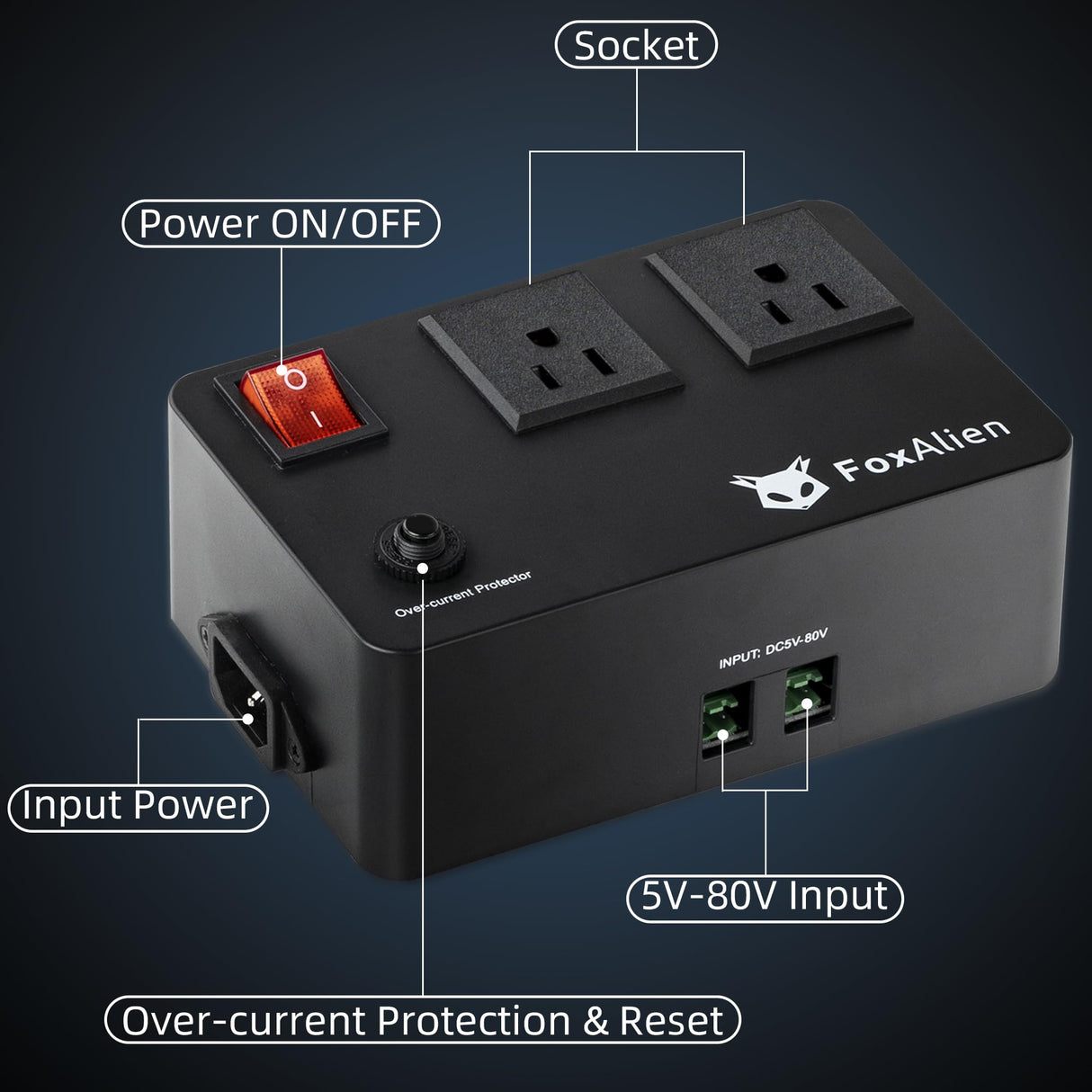 FoxAlien Relay Module Relay Switch for CNC Router Machines, Routers and Dust Collector Connecting FoxAlien