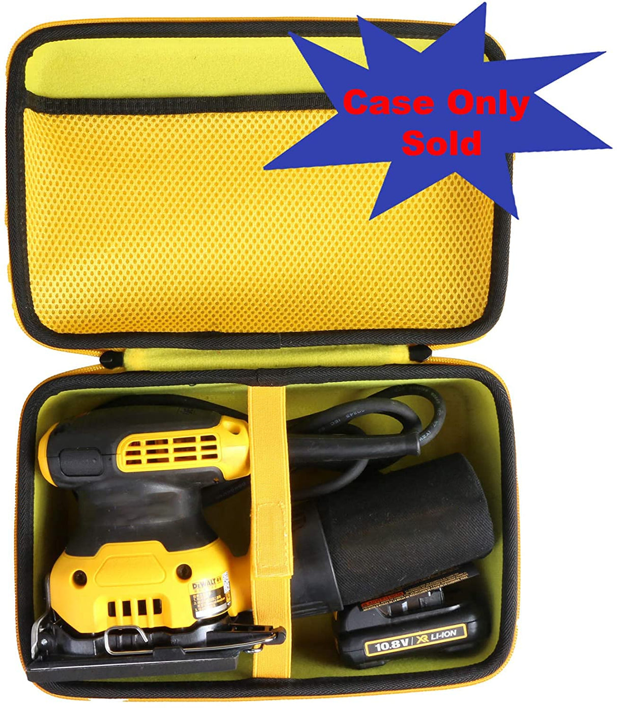 khanka Hard Case Replacement for DEWALT 20V MAX XR Palm Sander Electric Sander Sheet, Variable Speed, 1/4-Inch, Orbital (DCW200B / DWE6411 / khanka