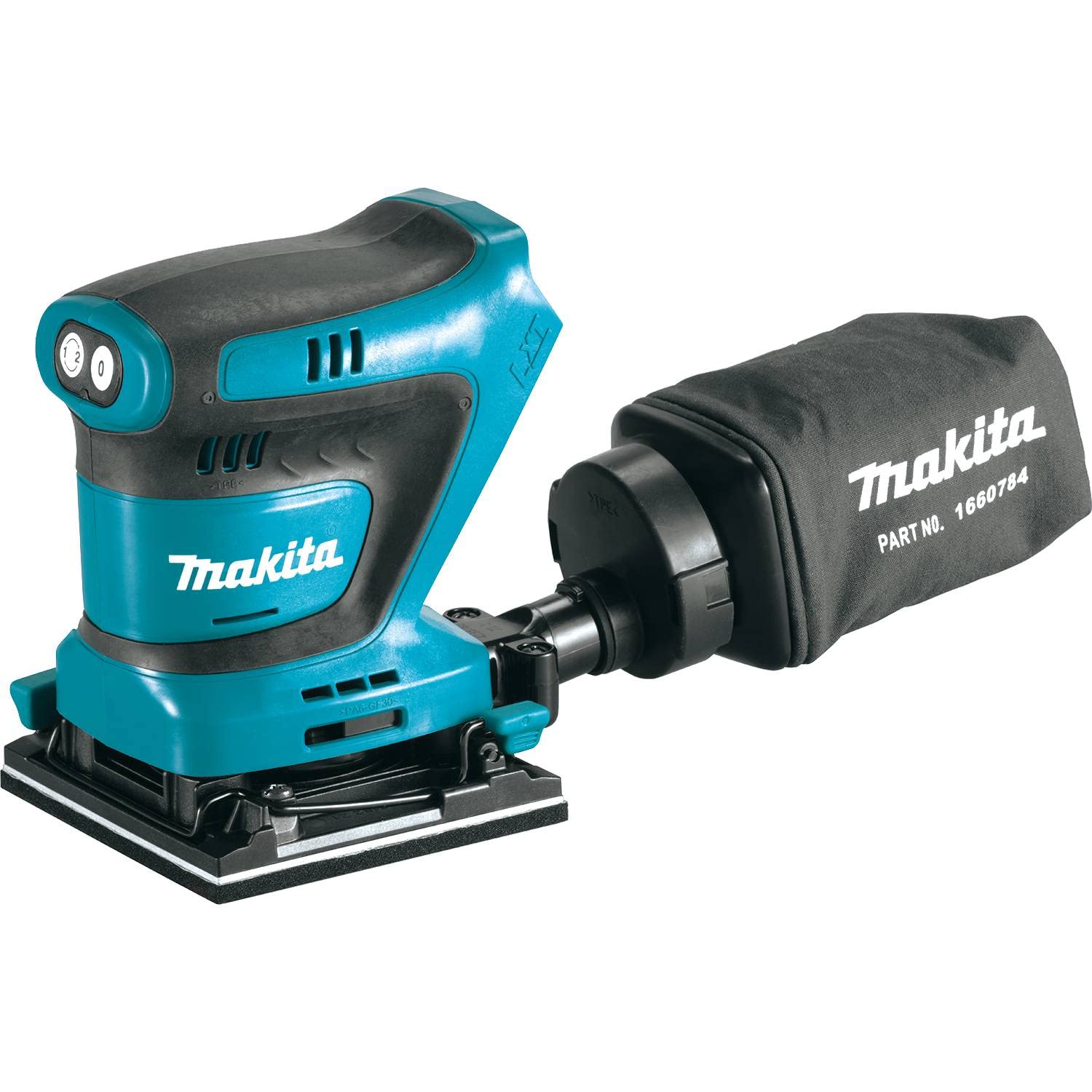 Makita XOB02Z 18V LXT® Lithium-Ion Cordless 1/4 Sheet Finishing Sander ...