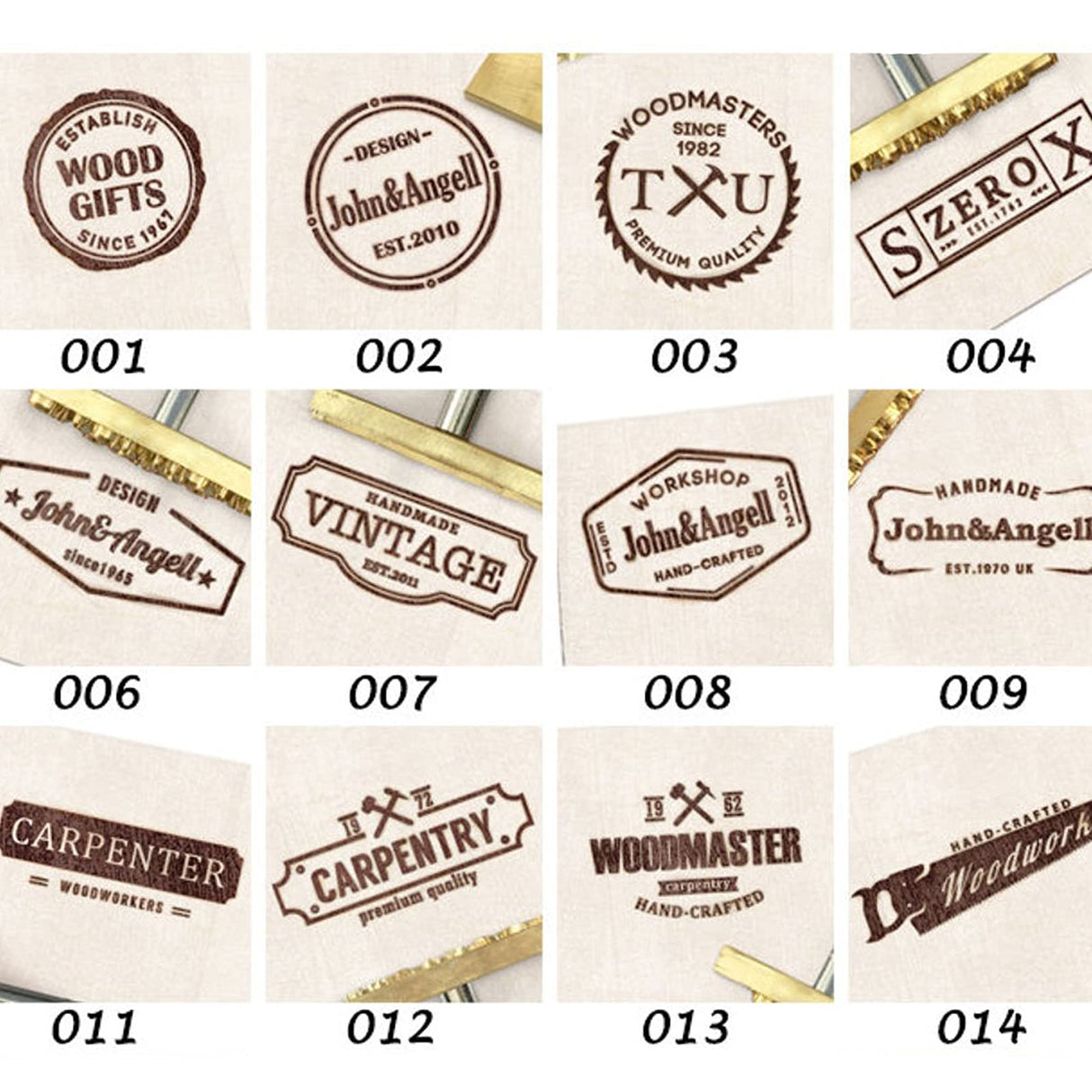 Custom Logo Wood Branding Iron by Arokimi - Leather and BBQ Heat Stamp with Handle (1.5"x1.5") Arokimi