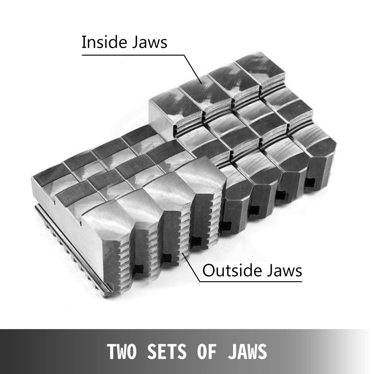 VEVOR Mini Metal Lathe Machine, 7'' x 16'', 800W Precision Benchtop Power Metal Lathe, 150-2500 RPM Continuously Variable Speed, with 3.9'' 3-jaw VEVOR