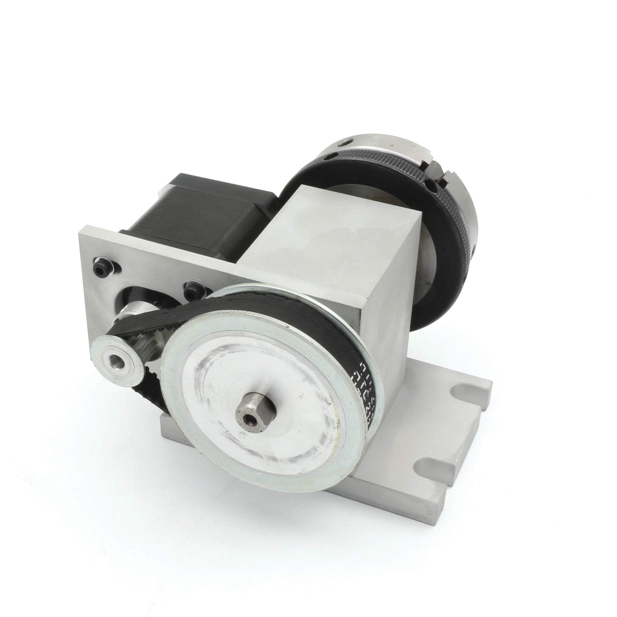 CNC Milling Machine Rotational Axis CNC Router Rotary Table Rotary a axis 4th Axis 65mm 3 Jaw Chuck Dividing Head w/ Nema17 stepper motor w/ 54mm CNCTOPBAOS