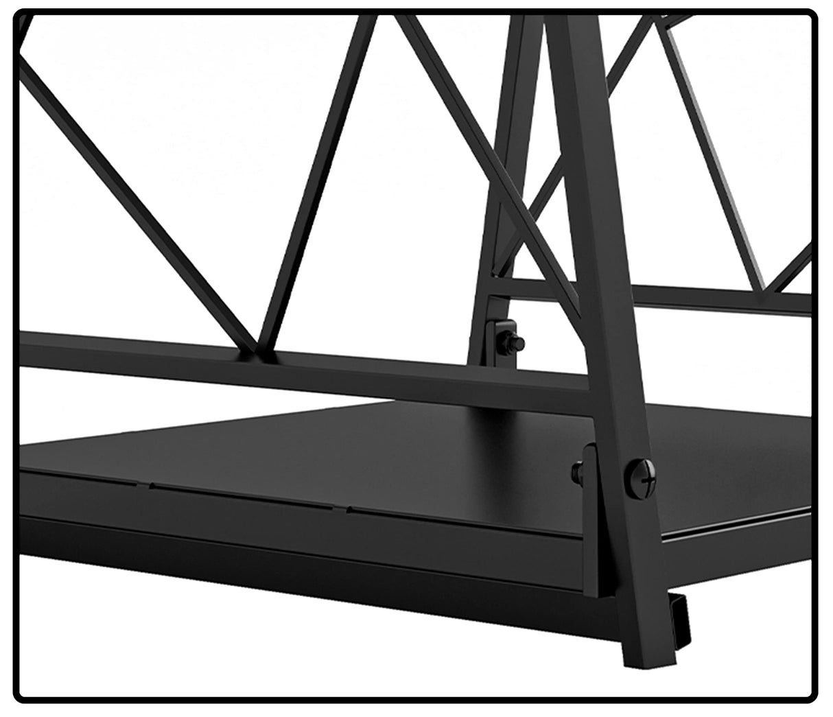 Fire Beauty Firewood Log Rack, Iron Wood Lumber Storage Holder for Fireplace, Heavy Duty Log Storage Bin for Firepit Stove Accessories Fire Beauty