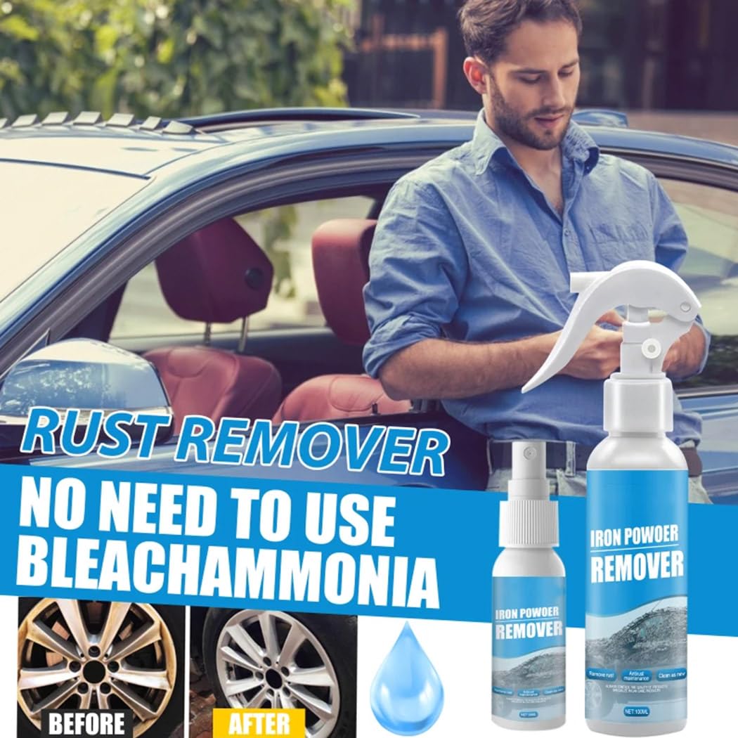 Alkyne Multi Purpose Rust Remover Spray, Ouhoe Iron Powder Remover, Ouhoe Rust Removal Spray, Rustout Instant Remover Spray for Rust from Tools, Alkyne