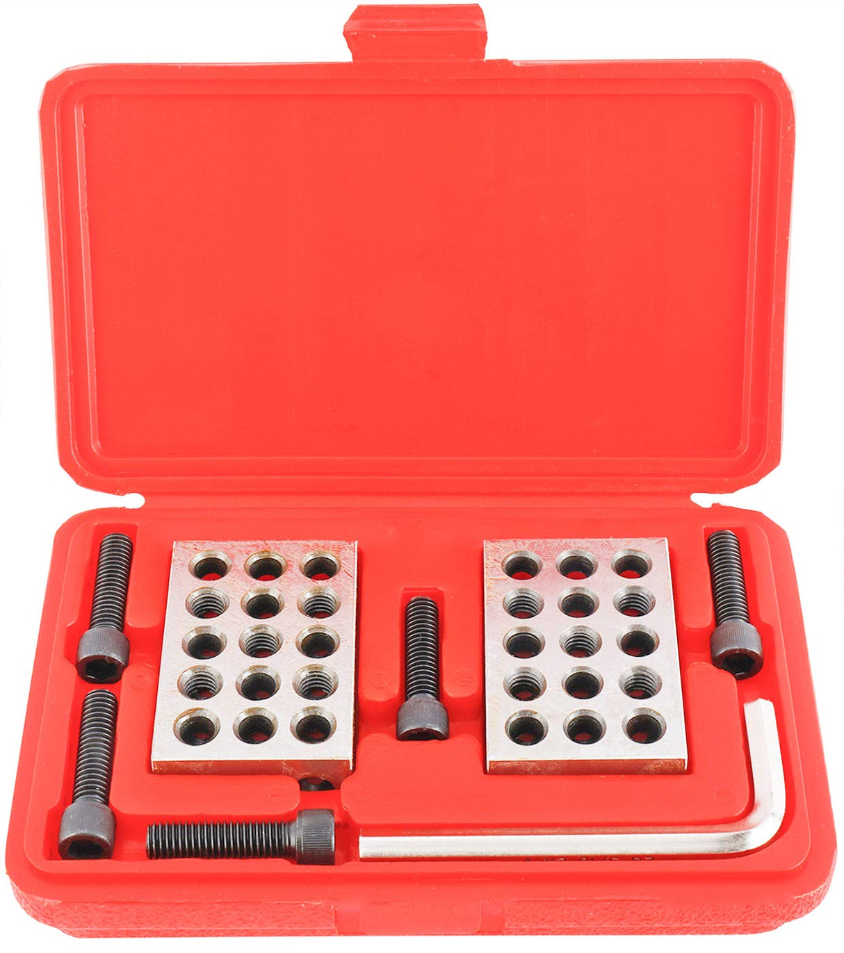 Toolly Ultra Precision 1-2-3" Blocks 2pcs/Pair, 0.0001", Hardened Steel, and Come with Plastic Case Toolly