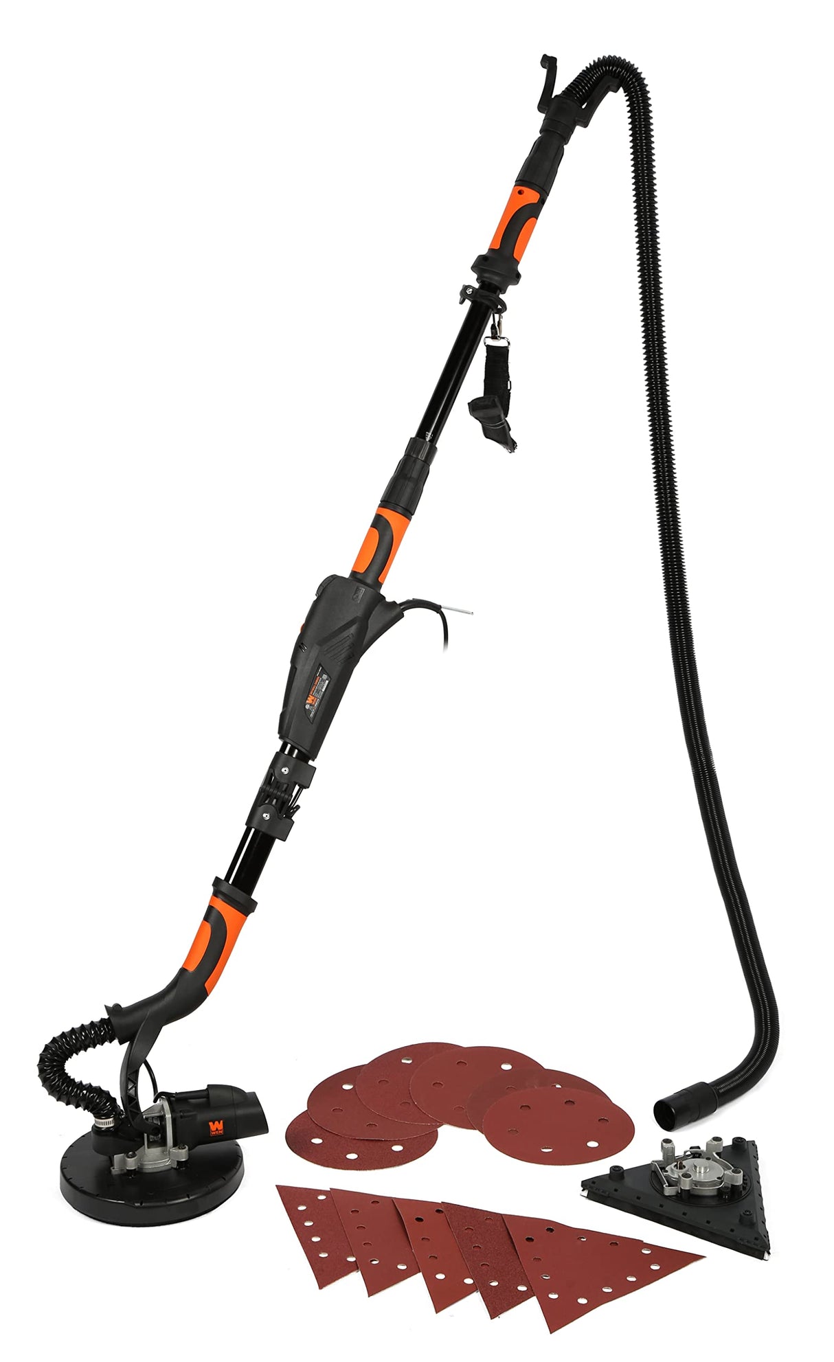 WEN DW5084 5-Amp 2-in-1 Variable Speed Dual-Head Drywall Sander with 15-Foot Dust Hose , Black WEN