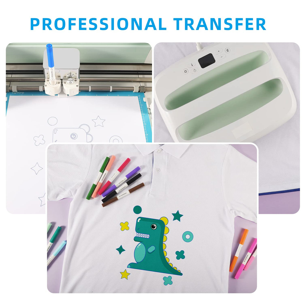 REALIKE Dual Tip Infusible Pens for Cricut Maker 3/Maker/Explore 3/Air 2/Air, 36 pcs Dual Tip Sublimation Markers Pens Set for Cricut Mug Press/Heat REALIKE