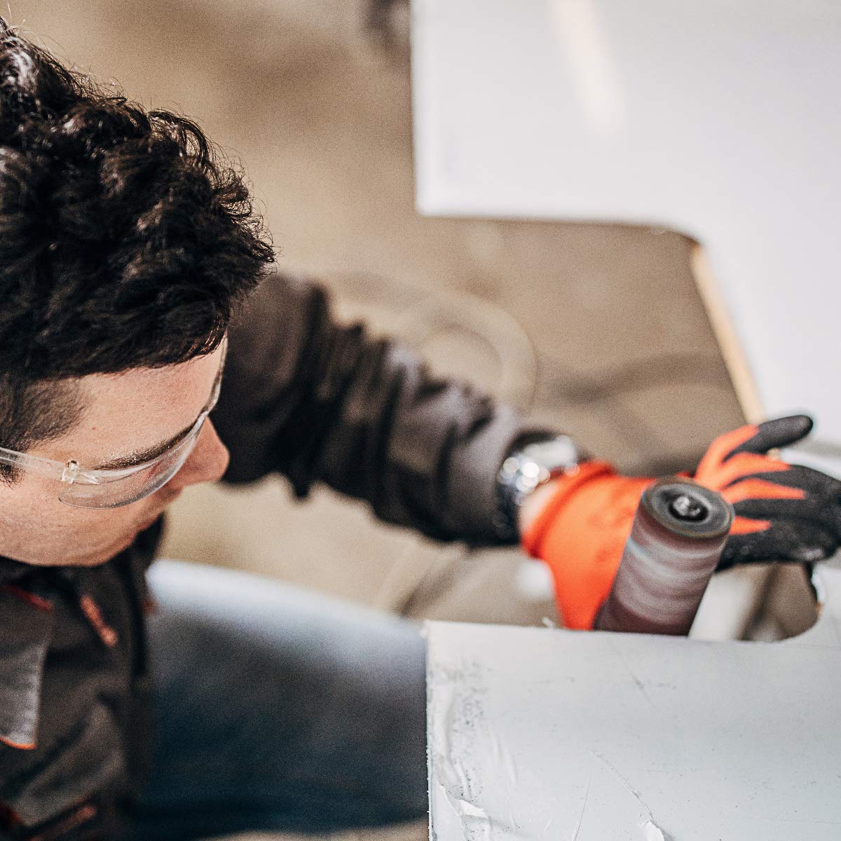 POWERTEC 71634 20-Piece Drill Press Sanding Drum Kit w/ ¼ and 1/8 inch Shanks, Spindle Sander Sleeves, Tool Carrying Case POWERTEC