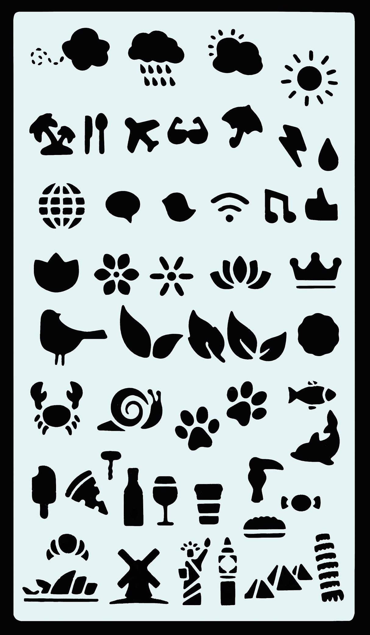 Dotted Journal Stencil Set (Over 300 designs that are great for bullet journaling, planners, and notebooks) (English, Telugu and German Edition) PETER PAUPER PRESS