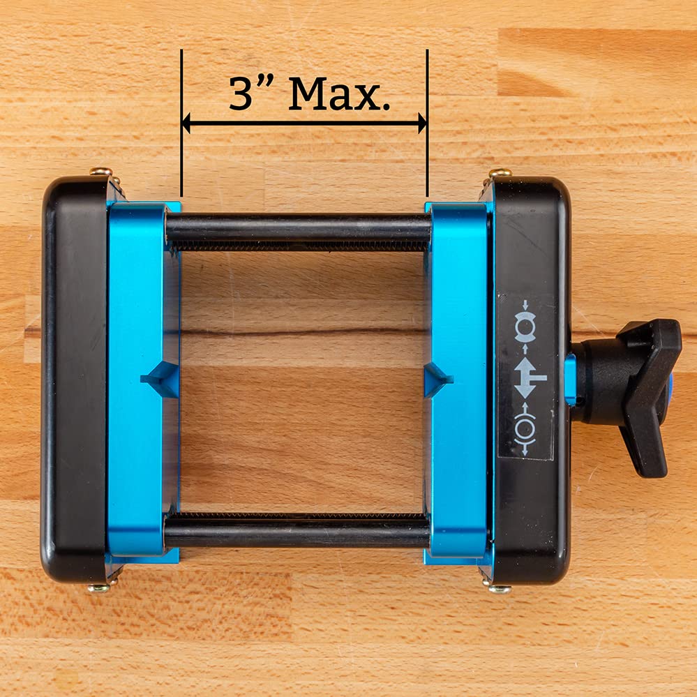 Self Centering Drill Vise w/Hex Key - Perfect Centering Tool for Pen Drilling Vise Holds Work Centered & Plumb – Portable Rockler Drill Guide - ROCKLER