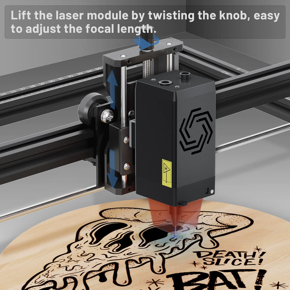ORTUR Laser Head Focusing Controller for ORTUR Laser Master 3, ORTUR Laser Master 2 S2 Series and ORTUR Laser Master 2 PRO S2 Series Laser Engraver Ortur