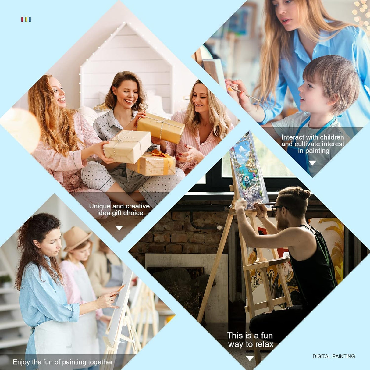 mrpwnle Horse Diamond Art Painting Kits for Adult - Full Drill Diamond Dot Horse Diamond Painting for Beginners, Round 5D Gem Art Painting Kits DIY mrpwnle