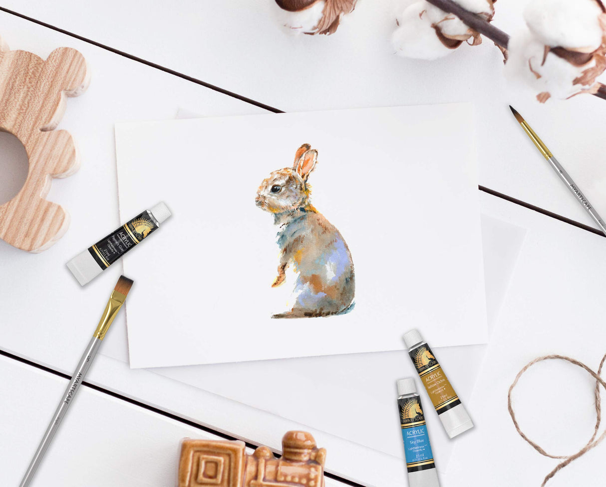 MyArtscape Acrylic Paint Set - 24 x 21ml Tubes - Lightfast - Heavy Body MyArtscape