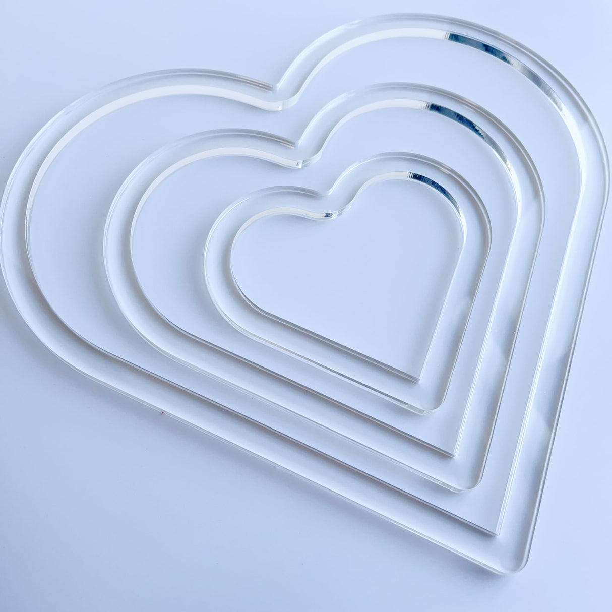 3 Hearts Nesting Valet Tray Router Template, Router Jig, Woodworking Template, Craft Template Phocaea