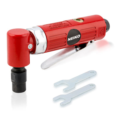 NEIKO 30060A 1/4” Air Right Angle Die Grinder | 20,000 RPM | 4 CFM Consumption | Rear Exhaust | Pistol Grip