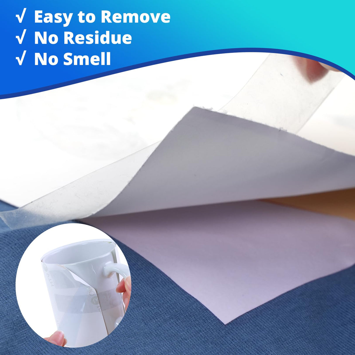 HTVRONT Heat Tape for Sublimation - Heat Resistant Tape 2 Rolls 20mm x 33m Sublimation Tape, No Residue Heat Transfer Tape for Sublimation Blanks HTVRONT