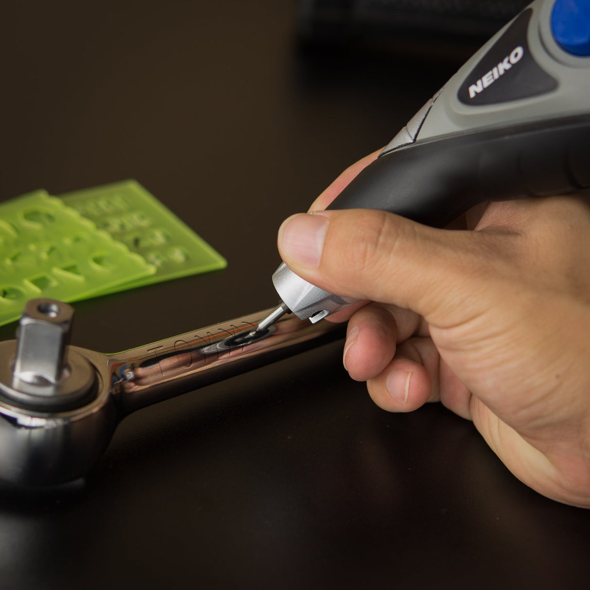 NEIKO 10576A Handheld Electric Engraver Tool, Etching Tool, 120V, Tungsten Carbide Tip, Electric Engraving Pen for Metal, Wood, Glass, & Plastic, Neiko