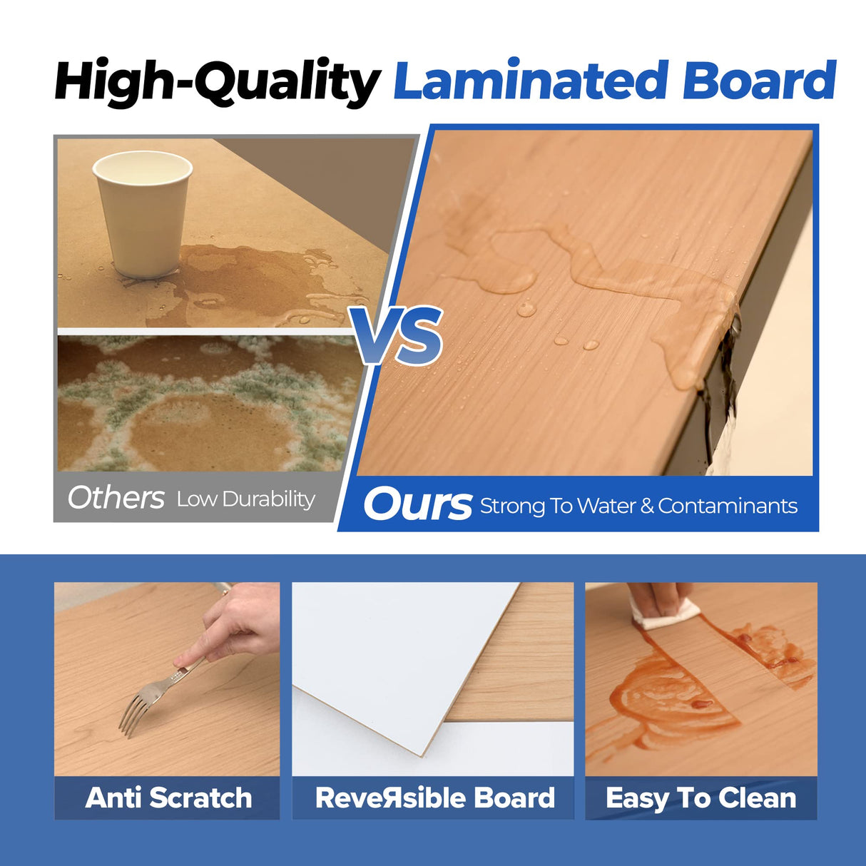 HOMEDANT 5 Tier Laminated Metal Shelving Unit Adjustable Garage Storage Utility Rack Heavy Duty Shelves Organization Multipurpose Shelf Warehouse HOMEDANT