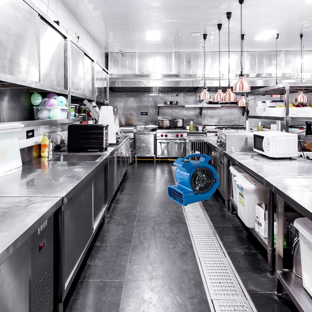 MOUNTO 1/8HP 600cfm Air Mover Floor Dryer Utality Fan Blower MOUNTO