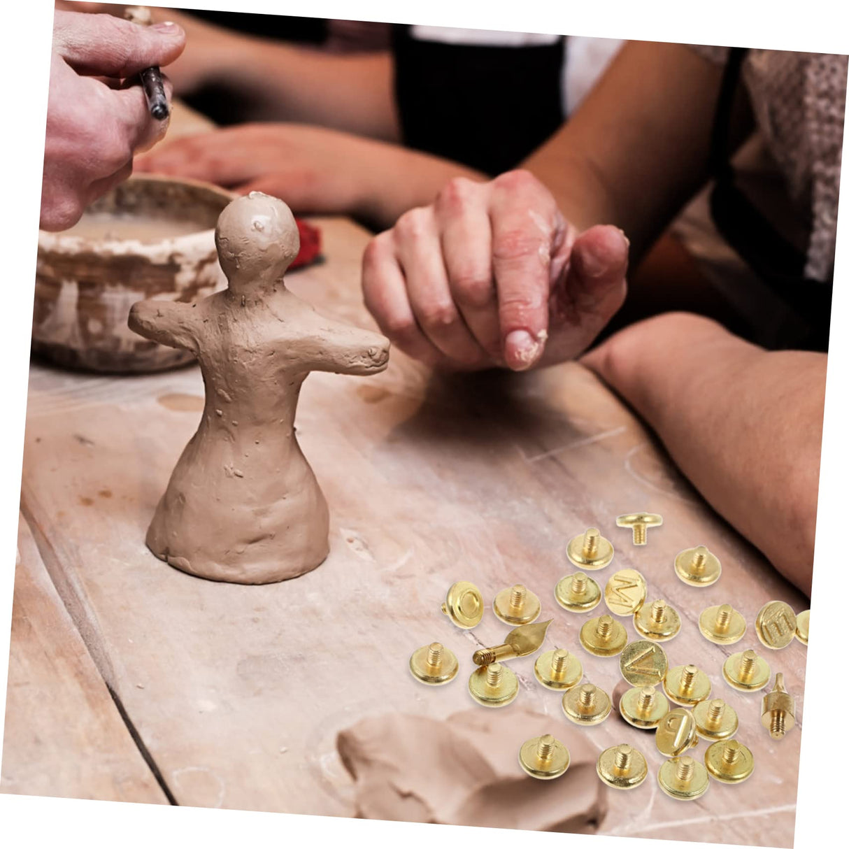 Lurrose 3 Sets Copper Letter Wood Burning Tips for Personalised Branding on Wood and Leather Lurrose