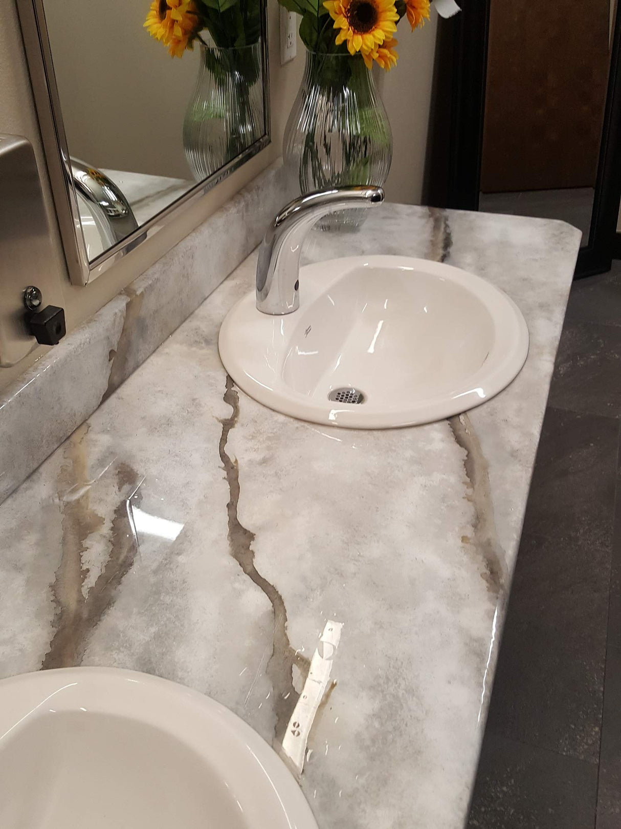 EPOXY Resin V-Notch Spreading Tool - Best EPOXY Spreader - Very Flexible, Very Durable, Approx. 8,1/2" Wide x 3,1/2" Long & Approx. 3/8" Thick SBC Decorative Concrete Training and Products