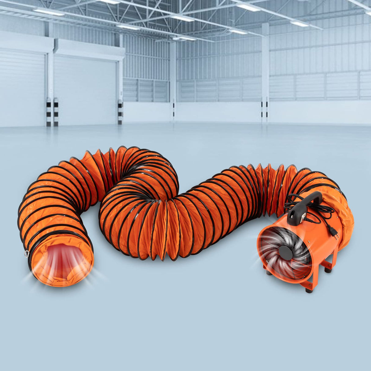 GDNTMU Exhaust Fan Ventilation Paint Booth Utility Blower, Utility Blower Fan, Portable Ventilation Fan, Fume Extractor for at Home and Job Site (10 GDNTMU