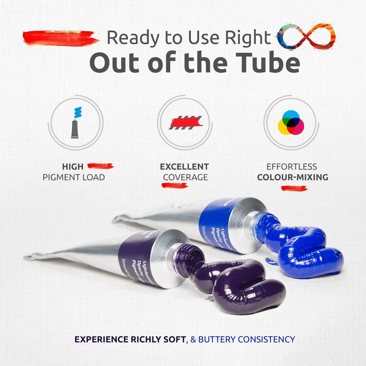 ZenART Non-Toxic Oil Paint Set for Professional Artists - 2 x 8 x 45ml Tubes - Bundle of Impressionist, and Essential Palette of Eco-friendly Paint ZenART Supplies