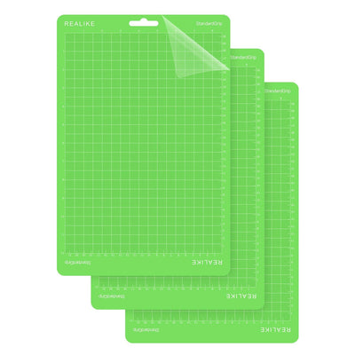 REALIKE 8.5”x12” Cutting Mat for Cricut Joy Xtra, Green standard Grip Cutting mats for Cricut Joy Xtra Accessories