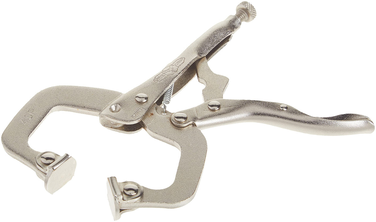 IRWIN VISE-GRIP C Clamp, Locking with Swivel Pads, 4-inch (165) IRWIN