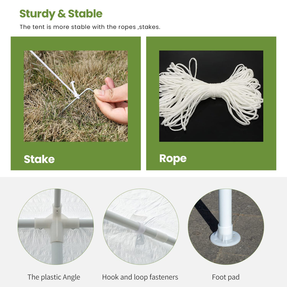 10x30 Party Tent Wedding Patio Gazebo Outdoor Carport Canopy Shade with Side 8 Removable Walls FDW