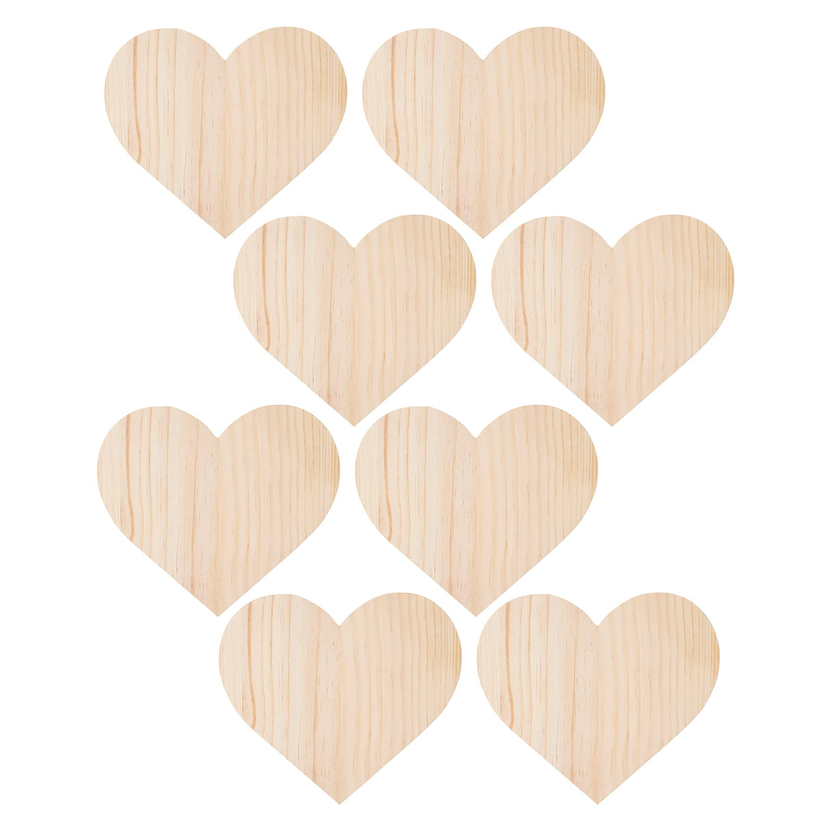 8 Pack: 9”; Heart Wood Plaque by Make Market® Make Market