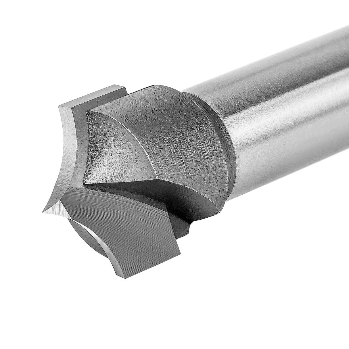 SpeTool 3/8" Radius Point Cutting Rounover Router Bits 1/2 Inch Shank 3/4" Cutting Diameter , 2 Flute Solide Carbide Tipped Round Over CNC Router Bit SpeTool