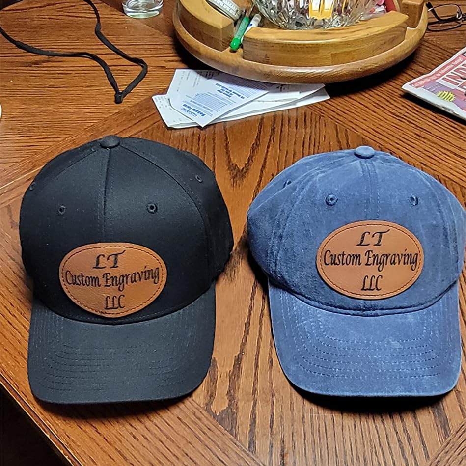 5 Large Pieces Laser Engraving Leatherette Patches,Heat Press Faux Leather Sheets,Blank Chestnut Brown Leather Patches with Adhesive Iron-on for Cut TWIG