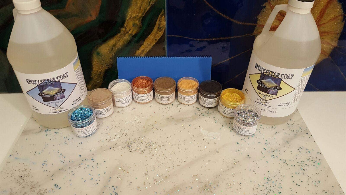 EPOXY Resin V-Notch Spreading Tool - Best EPOXY Spreader - Very Flexible, Very Durable, Approx. 8,1/2" Wide x 3,1/2" Long & Approx. 3/8" Thick SBC Decorative Concrete Training and Products