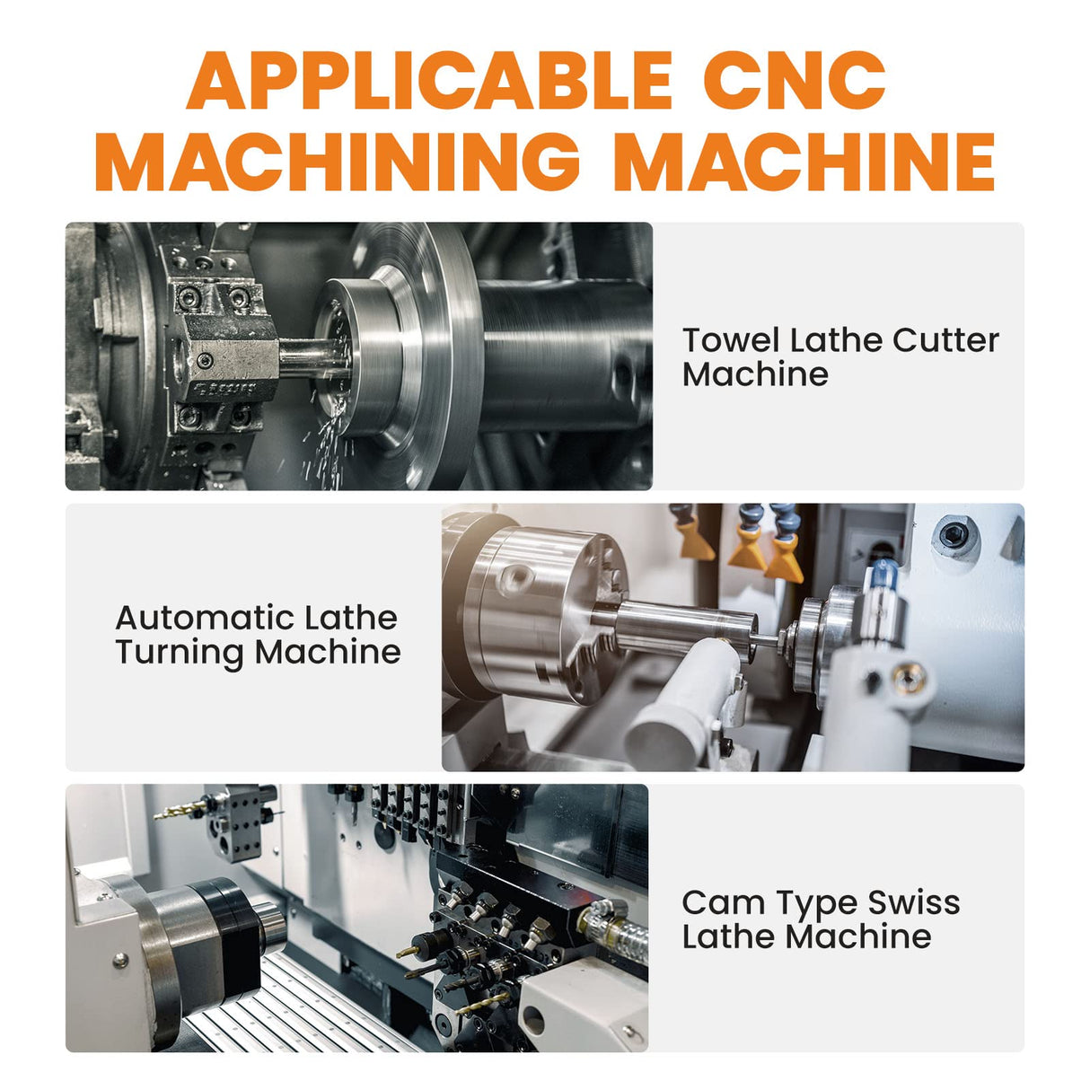 maXpeedingrods 8" 3-Jaw Lathe Chuck, K11-200A Self Centering Chuck, with T-key Fixing Screws Hexagon Wrench, Internal External Grinding for Lathe 3D maXpeedingrods