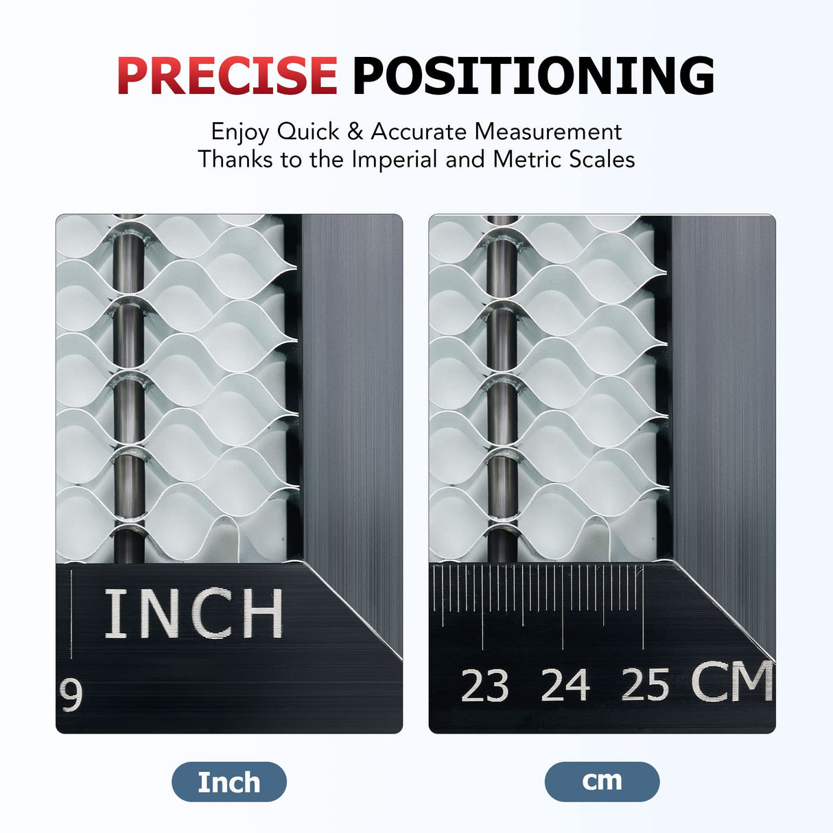 OMTech Honeycomb Laser Bed, 6x10 Inch Metal Honeycomb Working Table for CO2 Laser Engravers and Cutters, Laser Honeycomb Workbed with 0.4" Holes Inch OMTech