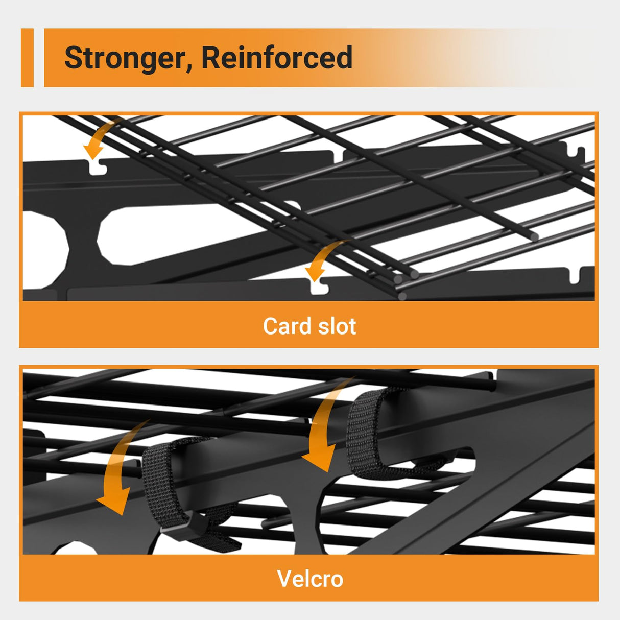 eShelf 2x6 ft Garage Shelving, 2-Pack Wall-Mounted Shelves for Garage, Kitchen, Pantry Storage, 800 lbs Total Load Capacity Gargae Wall Shelving, eShelf