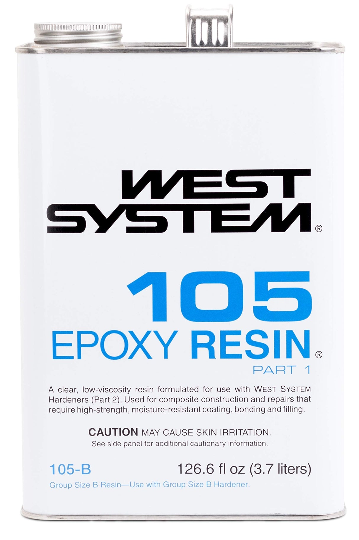 West System 105-B Epoxy Resin Bundle with 206-B Slow Epoxy Hardener and 300 Mini Pumps Epoxy Metering Pump Set, Pale Yellow West System