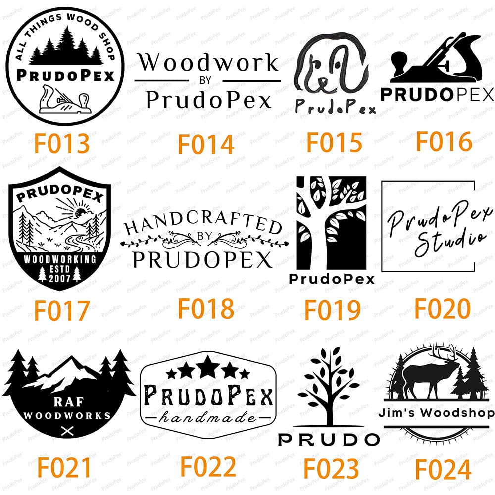 Customisable PrudoPex Metal Branding Iron for Personalised Stamps on Wood, Leather, and More PrudoPex