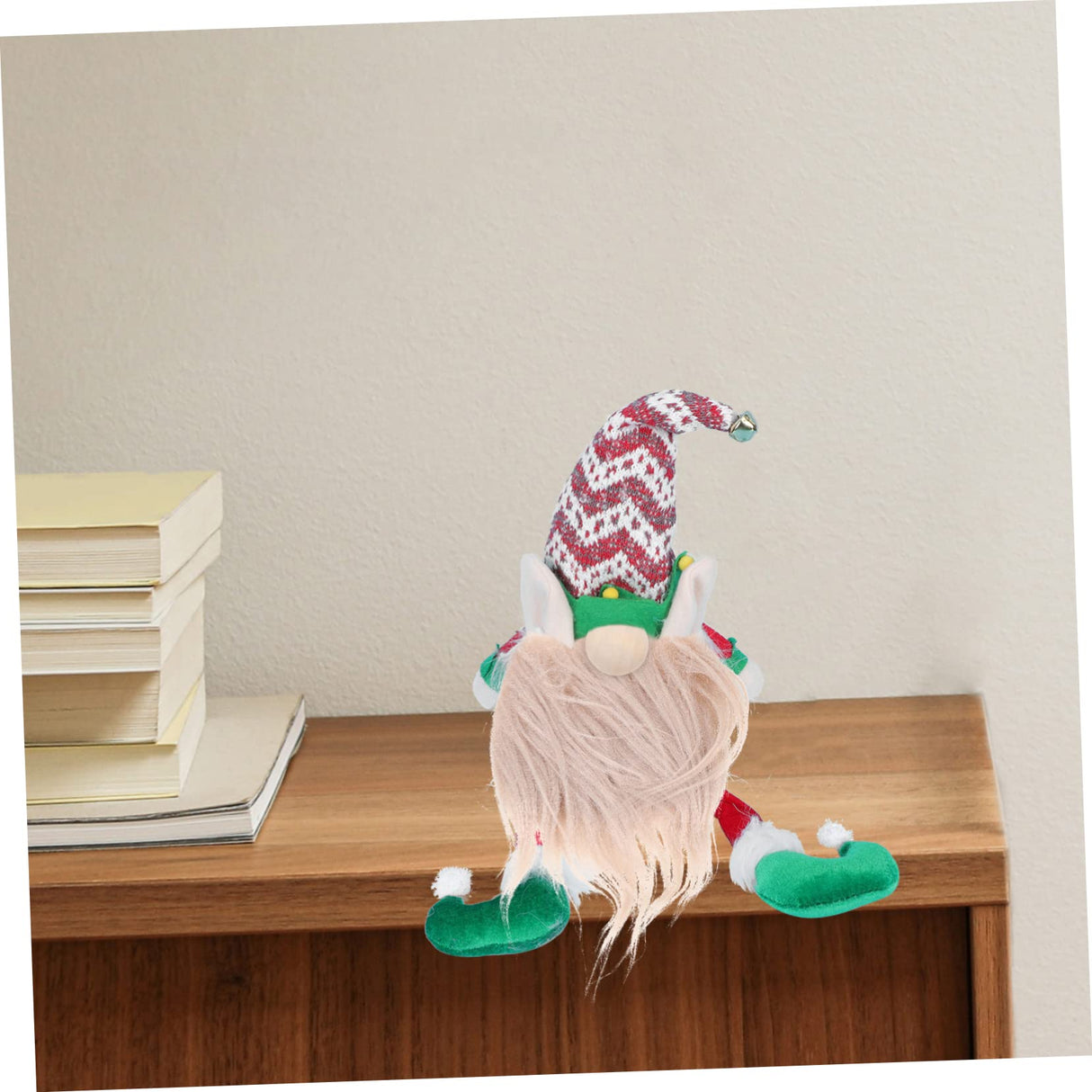 VILLCASE 1 Set Braid Suit Pre-Cut gnome Beard Gnome Doll Nose Arts and Crafts kit fursuits DIY gnome kit Mini Unfinished Wooden Balls mrs Cute Beards VILLCASE